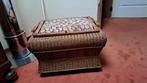 Coffre / malle en osier avec coussini – style vintage, Enlèvement