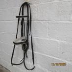 Hoofdstel maat Full zwart wit, Dieren en Toebehoren, Paarden en Pony's | Hoofdstellen en Tuigage, Ophalen, Gebruikt, Recreatie