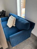 2zitter en 1zitter zetel, Huis en Inrichting, Fauteuils, Ophalen, Zo goed als nieuw, 75 tot 100 cm, Stof