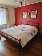 2-persoonsbed, Maison & Meubles, Chambre à coucher | Lits, 160 cm, Deux personnes, Noir, Enlèvement