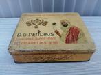 Oude cigarettendoos...CIGARETTES D.G. PERDIKIS.., Ophalen of Verzenden, Gebruikt, Tabaksdoos of Verpakking