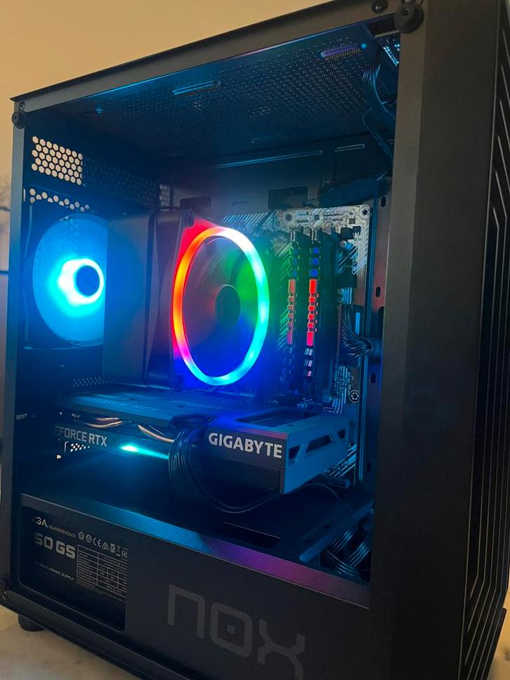 Gaming PC RTX 3060Ti, Computers en Software, Desktop Pc's, Zo goed als nieuw, SSD, Gaming, Ophalen of Verzenden