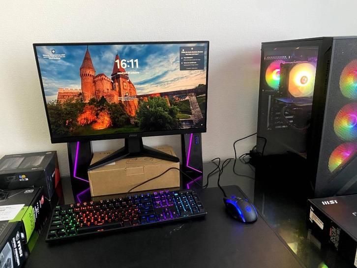 PC GAMING RTX 4060, Ryzen 5 5600, SSD 1 TB, 32 GB DDR4 3600, Games en Spelcomputers, Games | Pc, Zo goed als nieuw, Ophalen