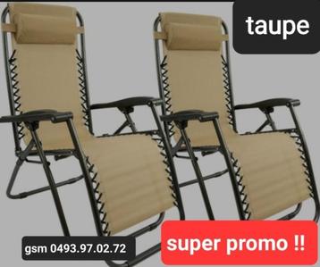 tuinstoelen 2 stuks NIEUW IN DE DOOS 75€ beschikbaar voor biedingen