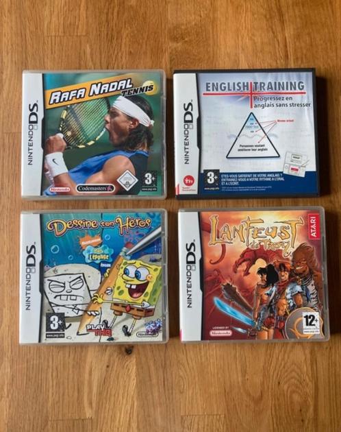 Jeux DS - Rafa Nadal - English - Bob l'éponge - Lanfeust, Consoles de jeu & Jeux vidéo, Jeux | Nintendo DS, Comme neuf, Autres genres