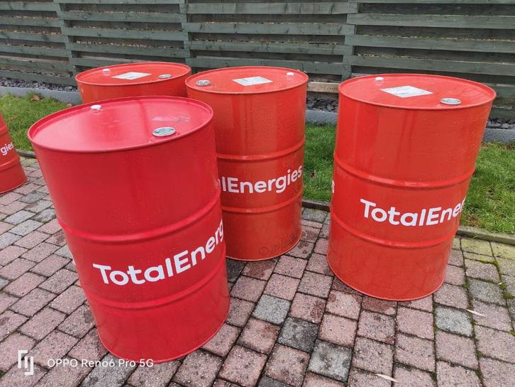 Bidons d'huile en acier de 200 litres ️, Jardin & Terrasse, Barils de pluie, Comme neuf, Métal, 150 litres ou plus, Enlèvement