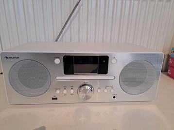 Auna Harvard internet-/DAB+ & FM radio CD speler Bluetooth