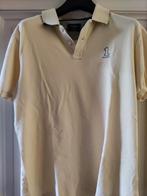 HACKETT London, light yellow polo, classic fit, size: L, Ophalen of Verzenden, Zo goed als nieuw