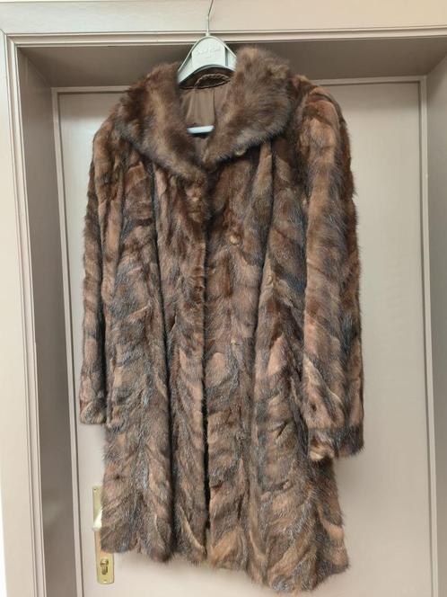 Bontjas (maat 42-44), Kleding | Dames, Jassen | Winter, Gedragen, Maat 42/44 (L), Bruin, Ophalen