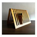 Vintage Habitat Magazinehouder/LP-houder., Huis en Inrichting, Woonaccessoires | Cd- en Dvd-rekken, Ophalen of Verzenden, Gebruikt