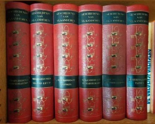 Geschiedenis van Vlaanderen, 6-delig Hardcover, Livres, Histoire nationale, Comme neuf, Enlèvement ou Envoi