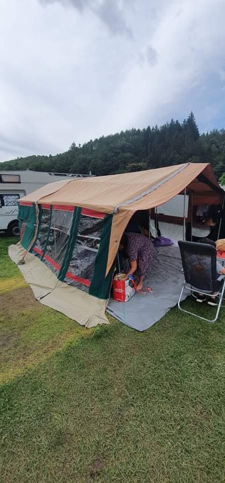 Remorque à raclet pour chariot de camping, Caravanes & Camping, Tentes, jusqu'à 4, Enlèvement