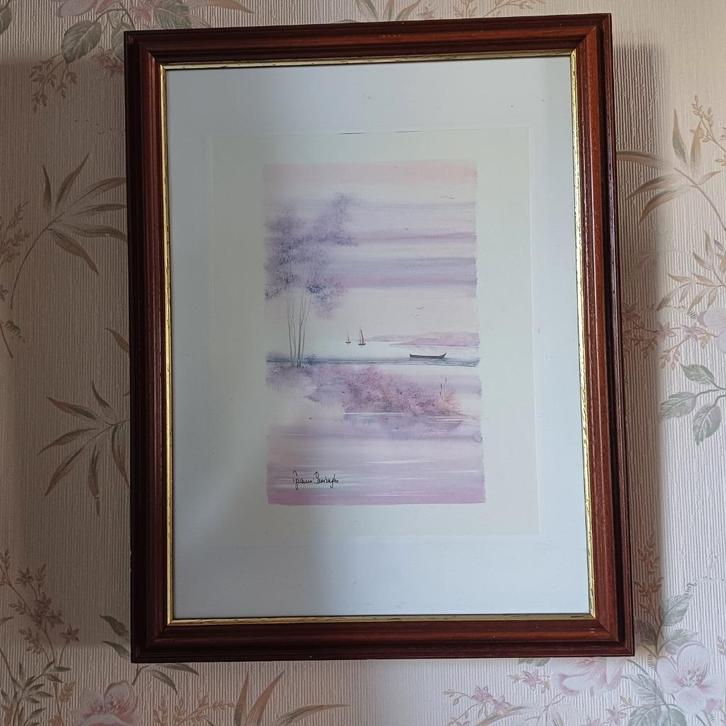 Gesigneerde lithografie, Antiek en Kunst, Kunst | Litho's en Zeefdrukken, Ophalen of Verzenden