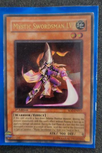 Yu-gi-oh mystic swordsman lv2 / 1st edition / sod-en011 / UR beschikbaar voor biedingen