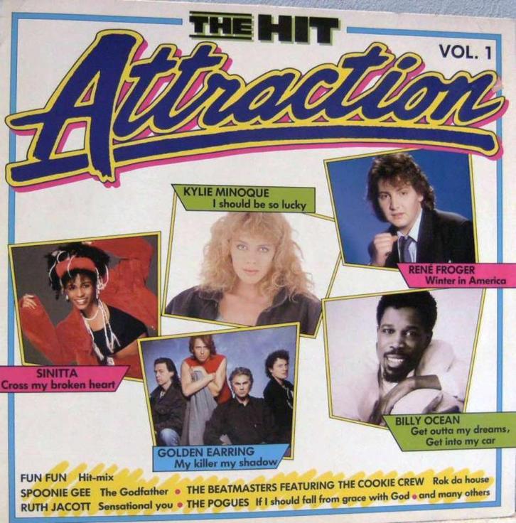 LP Hit Attraction, Cd's en Dvd's, Vinyl | Verzamelalbums, Zo goed als nieuw, Pop, 12 inch, Ophalen of Verzenden