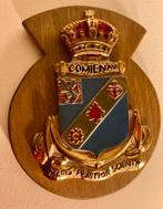 Crest Zeemacht schild Comienav Brugge, Verzamelen, Embleem of Badge, Ophalen of Verzenden, Marine