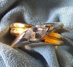 Vintage vrouwenring 18KGE, Gebruikt, 20 of groter, Verzenden, Dame