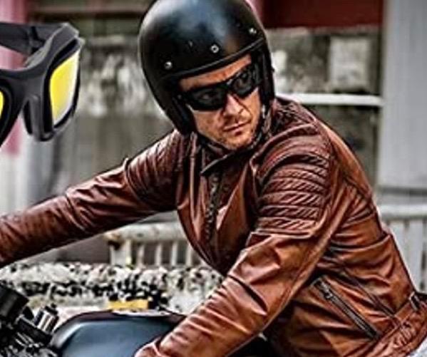 Complete motorbril set met 4 verwisselbare lenzen, Bijoux, Sacs & Beauté, Lunettes de Soleil & Lunettes | Hommes, Comme neuf, Lunettes de soleil