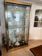 Vitrine en laiton avec spot intégré, 25 à 50 cm, Landelijk modern, 100 à 150 cm, Utilisé