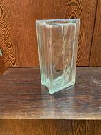 Vase bloc de verre - Vase orchidée Années 60-70 VINTAGE, Ophalen, Overige kleuren, Minder dan 50 cm, Glas