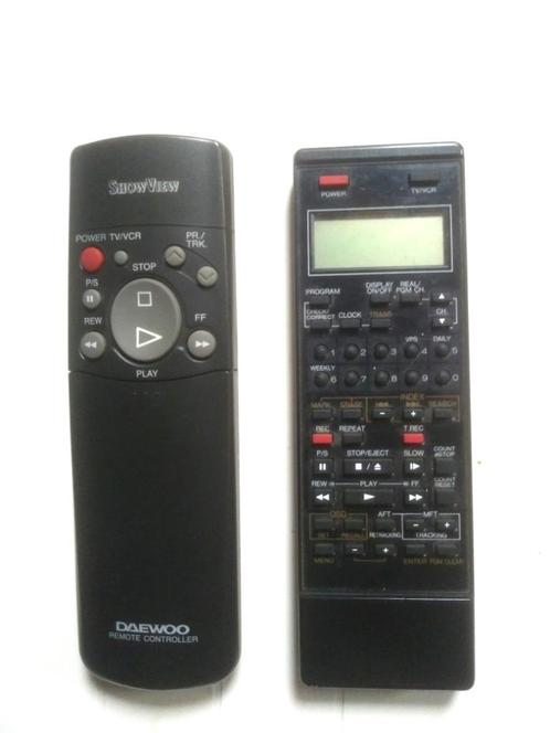 Daewoo afstandsbediening voor videorecorder VCR, Audio, Tv en Foto, Afstandsbedieningen, Gebruikt, Origineel, Tv, Vhs, Met display