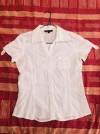 witte bloes, Derek Heart, Zo goed als nieuw, Maat 36 (S), Wit