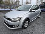 Vw Polo 1.4i, 2014, 122.000km, Airco,5Dr, Pdc + 12m Garantie, Achat, Entreprise, Entretenue par le concessionnaire, Noir