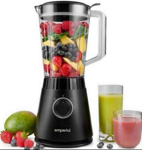 Emperial Blender 1.5 liter 600W nieuw smoothie maker zwart, Elektronische apparatuur, Blenders, Nieuw, Blender, Ophalen of Verzenden