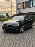Audi A3 1.8 TFSI S line – 2013 – Automatique – Très bon état, Auto's, Automaat, Zwart, Zwart, Particulier