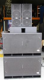 MONTARBO - 2X SUB 218SA + 2X TOP W24AS, Enlèvement, Utilisé, Haut-parleurs, Autres marques