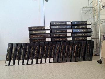 Verzameling bidprentjes in 34 kaften beschikbaar voor biedingen