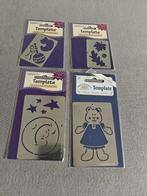 4 stainless steel templates, Ophalen of Verzenden