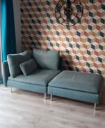 Ikea soderhamn angle et repose-pieds façon méridienne, Tissus