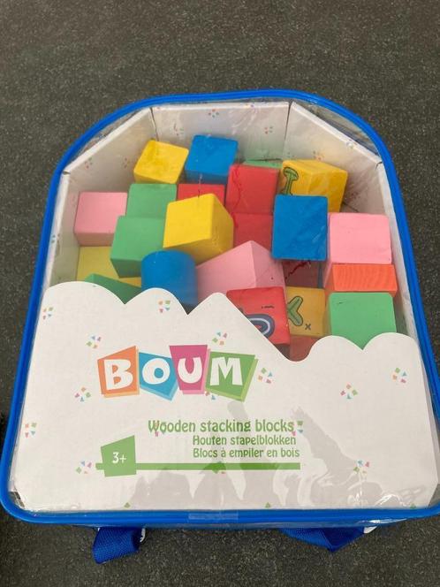 jouets - Blocs empilables en bois, etc. - 3 ans et plus, Enfants & Bébés, Jouets | Éducatifs & Créatifs, Comme neuf, Construction