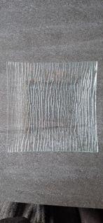 6 glazen eetborden en 6 glazen dessertborden, Ophalen