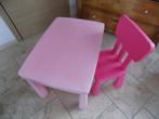 Table et Chaise, Enlèvement, Comme neuf, Plastique
