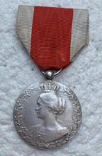 Medaille WO1 Nat. Comite Hulp & Voeding, 14-19, Zilveren Med, Verzamelen, Ophalen of Verzenden, Landmacht, Lintje, Medaille of Wings