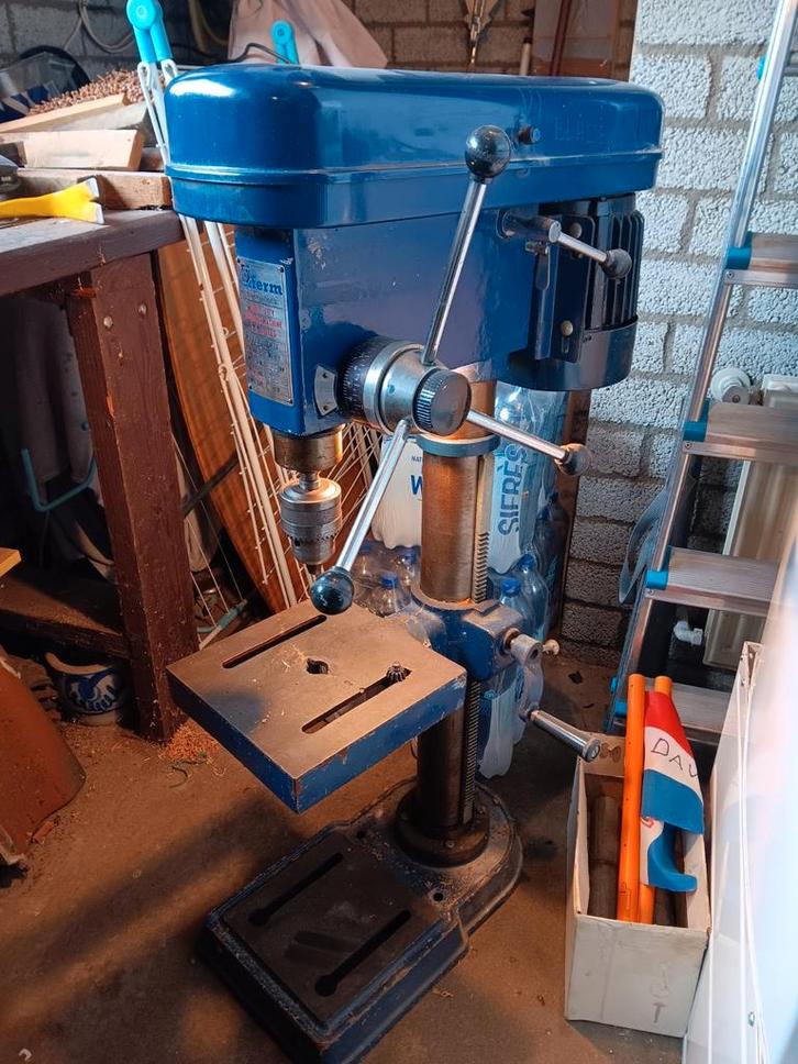 FERM FM-16 KOLOMBOORMACHINE, Doe-het-zelf en Bouw, Gereedschap | Boormachines, Gebruikt, Kolomboormachine, 400 tot 600 watt, Ophalen