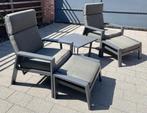 Mooie kwalitatieve aluminium loungeset (5 stukken), Tuin en Terras, Aluminium, Zo goed als nieuw, Loungeset, Ophalen