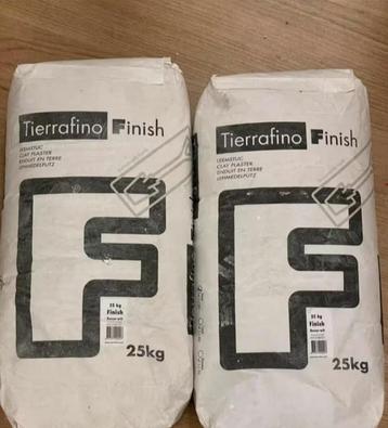 Tierrafino leemfinish - 2x 25kg - Dover wit