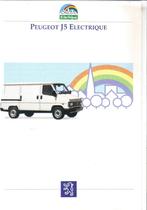 Peugeot J5 Electrique Transporter, brochure modeljaar 1993, Verzenden, Zo goed als nieuw, Peugeot