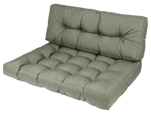 Palletkussens, Tuin en Terras, Tuinsets en Loungesets, Zo goed als nieuw, Loungeset, Overige materialen, 2 zitplaatsen, Ophalen