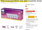 LED Spot - 50 W - GU10, Ophalen, Nieuw, Plafondspot of Wandspot, Led