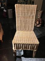 8 zware rieten stoelen , met beschermlaag erop, Antiek en Kunst, Ophalen