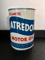Bidon d’huile quart us atlantic olieblik, Enlèvement ou Envoi, Comme neuf