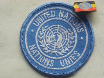 Opération belge en extérieur (pin & patch) sous couvert ONU, Envoi, Armée de terre, Emblème ou Badge