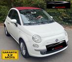 🇮🇹🇮🇹🇮🇹 FIAT 500 CABRIOLET/1.4 ESSENCE/CLIM/GARANTIE 12, Auto's, Fiat, Voorwielaandrijving, Zwart, Cabriolet, Leder en Stof