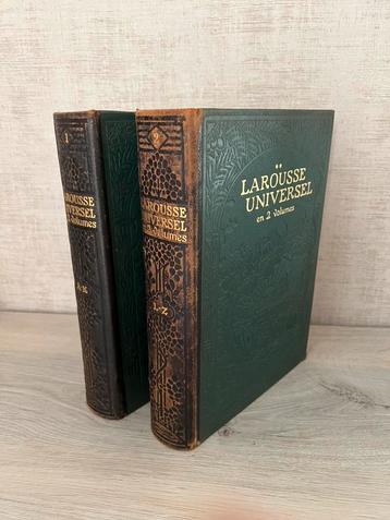 Larousse Universel 1922/1923 in 2 delen beschikbaar voor biedingen