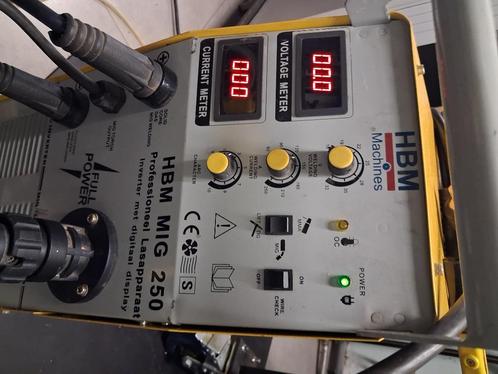 HBM Mig 250 laspost, Doe-het-zelf en Bouw, Gereedschap | Lasapparaten, Gebruikt, Overige typen, 150 tot 250 ampère, Ophalen