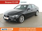 BMW 3 Serie 318 318d Luxury Line (bj 2018, automaat), Auto's, Automaat, 4 deurs, Zwart, Leder